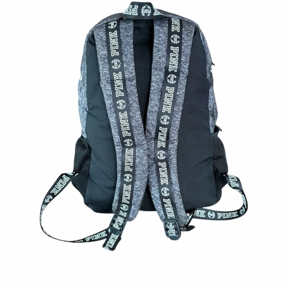 PINK Victoria's Secret Charcoal and Black Backpack